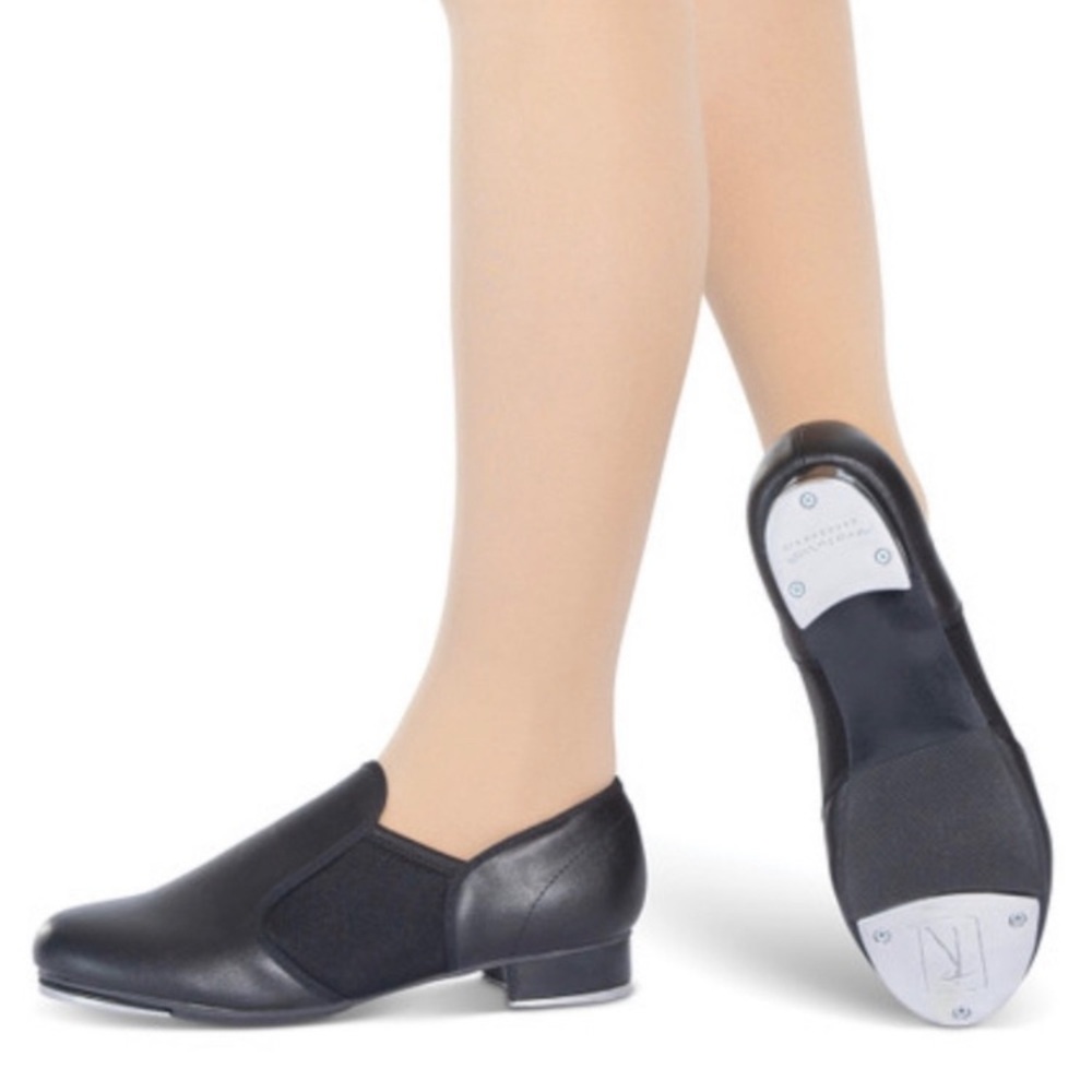 Black Jazz Tap Shoes Theatricals T9100 Tap Shoes